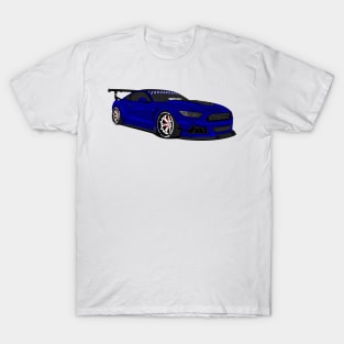 MUSTANG WIDEBODY NAVY T-Shirt